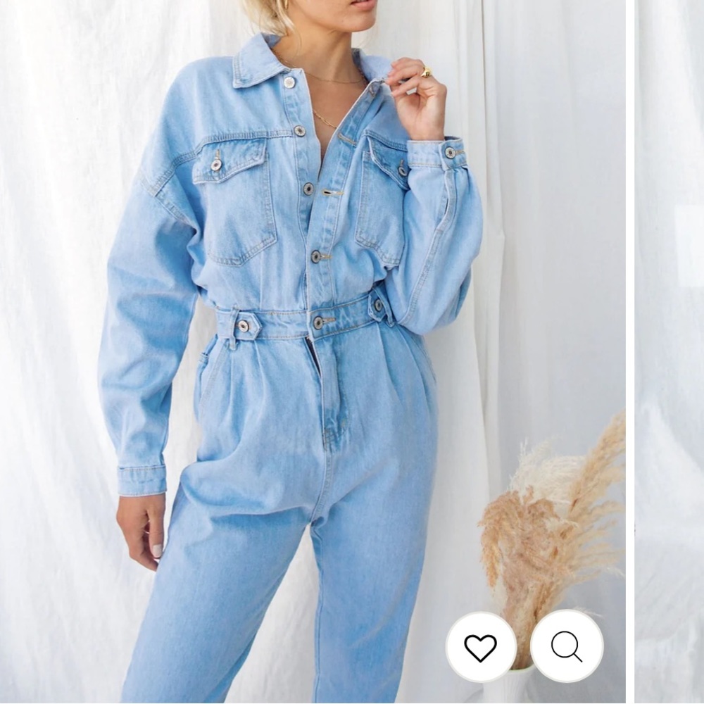 12th Tribe Denim Jumpsuit - Picture 2 of 12